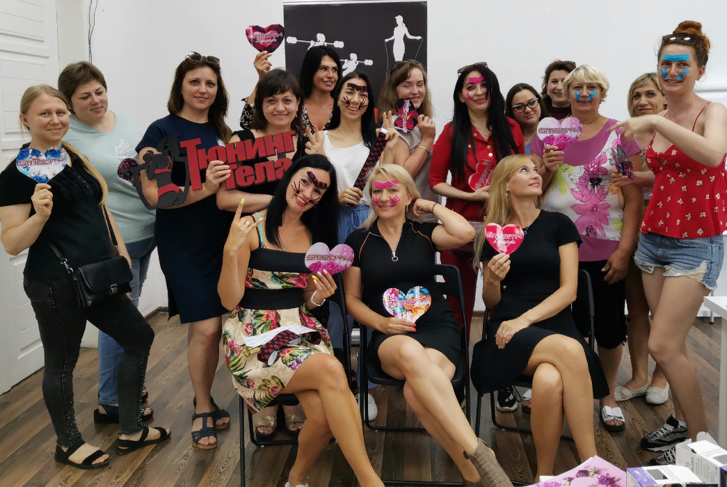 Мастер - класс по тейпам зоны живота и второй подбородок