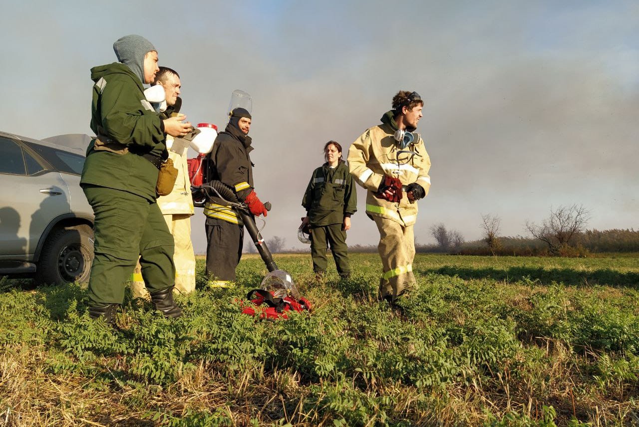 Занятие по дистанционному мониторингу и навигации при тушении природных пожаров.