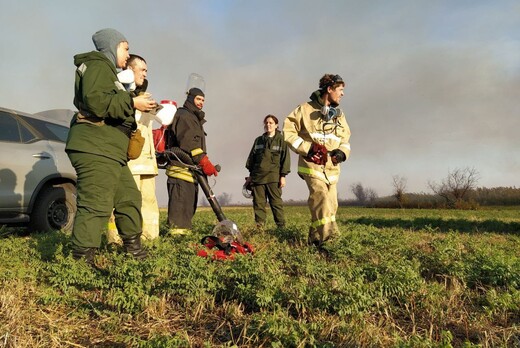 Занятие по дистанционному мониторингу и навигации при туш...