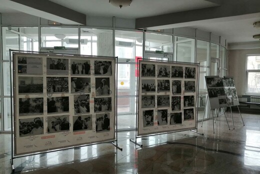 Выставка " 60-летию пилотируемой космонавтики, Первый: Га...